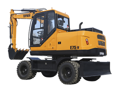 Excavadora de ruedas