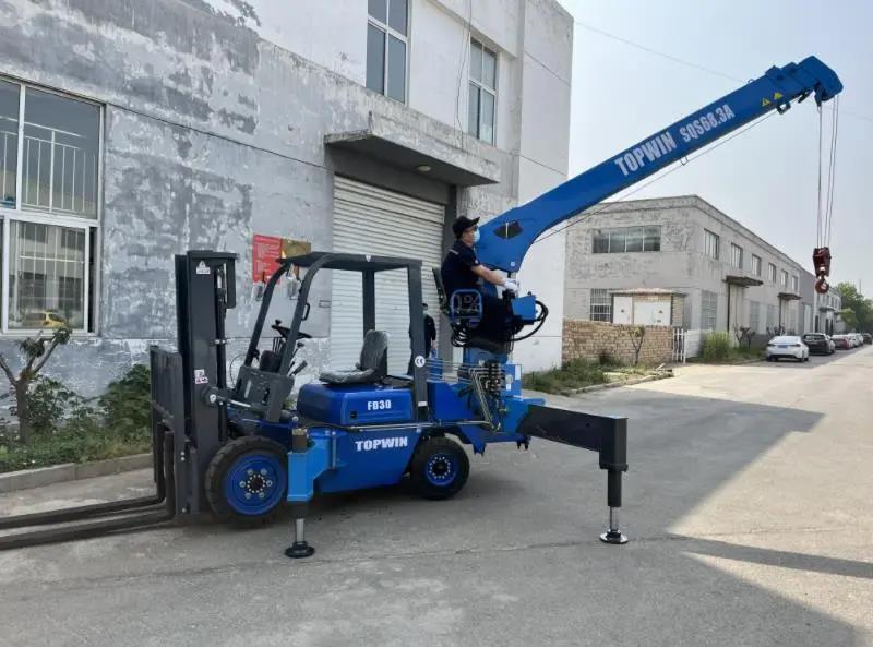 Beneficios de las grúas de horquilla elevadora Benefits of forklift cranes